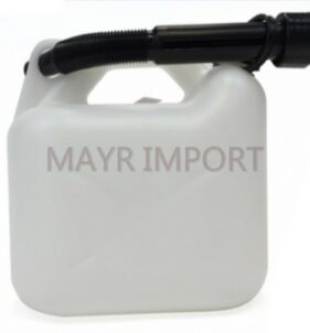 BIDON GASOLINA PLASTICO 5 LITROS BLANCO