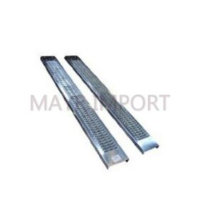JUEGO RAMPAS ALUMINIO 185X22,5X4,5CM PESO MAXIMO 200 POR RAMPA TOTAL: 400 KG