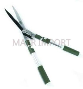 TIJERA CORTASETOS 2 MANOS MANGO EXTENSIBLE KURIL. LONG. 670-875 MM. LIGERA. HOJA SUP. REVESTIDA DE TEFLON. HOJA INF. HIERRO. TUBO DE ALUMINIO