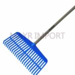 ESCOBA PLASTICO CUADRADO 22 DIENTES ANCHO 400MM MANGO 40MM PESO 1KG