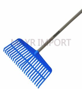 ESCOBA PLASTICO CUADRADO 22 DIENTES ANCHO 400MM MANGO 40MM PESO 1KG