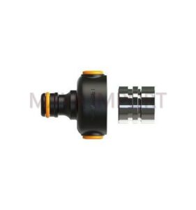 ADAPTADOR DE GRIFO DE INTERIOR A 2 TIPOS DE ROSCA, (M22X1 / M24X1) CON MECANISMO DE BLOQUEO PROTEGIDO. COMPATIBLE CON OTRAS MARCAS.