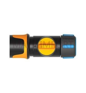 CONEXIÓN ON/OFF PARA MANGUERAS DE 13-15 MM. 1/2", 5/8". DISEÑO ERGONOMICO CON RECUBRIMIENTO SOFTGRIP. COMPATIBLE CON OTRAS MARCAS.