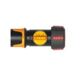 CONEXIÓN ON/OFF PARA MANGUERAS DE 19 MM. 3/4". DISEÑO ERGONOMICO CON RECUBRIMIENTO SOFTGRIP. COMPATIBLE CON OTRAS MARCAS.