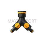 ADAPTADOR DE GRIFO DOBLE SALIDA PARA TODOS LOS TAMAÑOS CON ADAPTADOR DE GRIFO CON 2 SALIDAS CON VALVULAS DE ON/OFF, INCLUYE 3 TIPOS DISTINTOS DE ROSCA. COMPATIBLE CON OTRAS MARCAS.