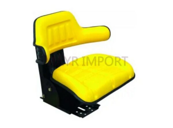 ASIENTO PVC SUSPENSION MECANICA 480X495 AMARILLO