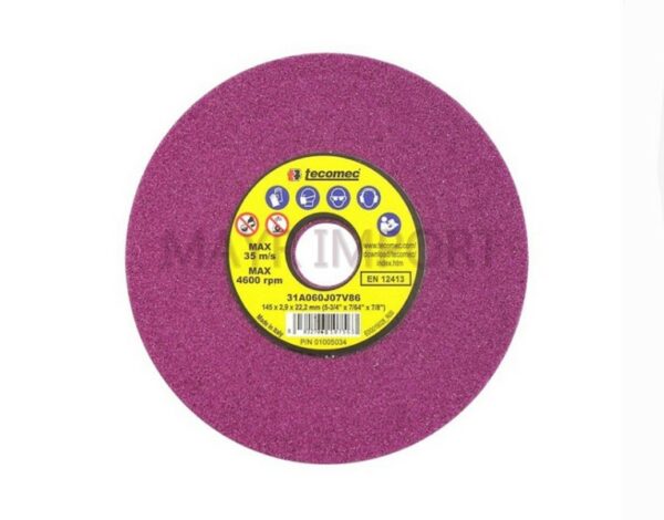 DISCO AFILADORA 145X2,9X22.2 (1/4 MINI/B/P) TECOMEC  (MORADO)