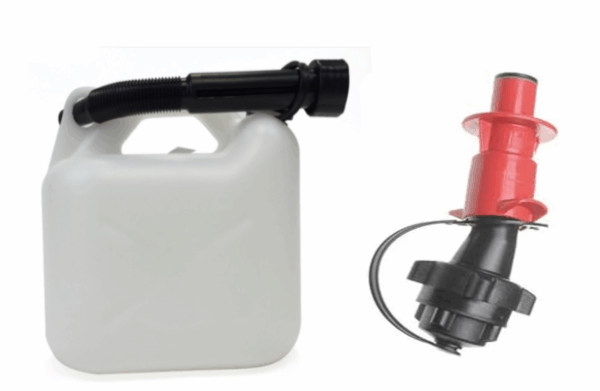 BIDON COMBUSTIBLE 5L + SISTEMA ECOLOGICO GASOLINA