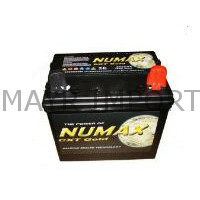 BATERIA 12 V 26 AMP. SELLADA S/MANTEN. POSITIVO DRCHA.