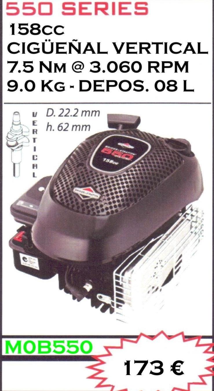 MOTORES BRIGGS & STRATTON 550 SERIES